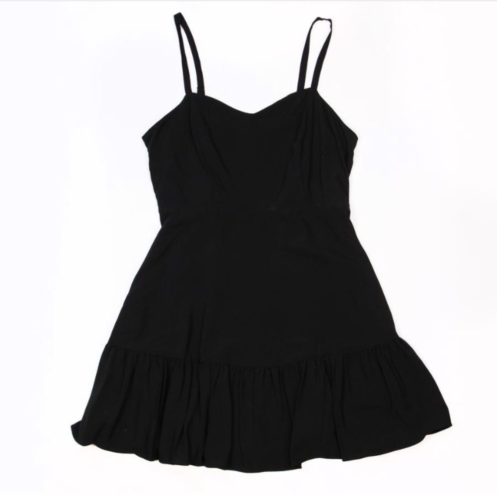 Old Navy Fit and Flare Dress Black - Picture 3 of 3